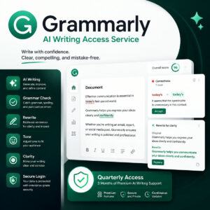 Grammarly AI Writing Access Service